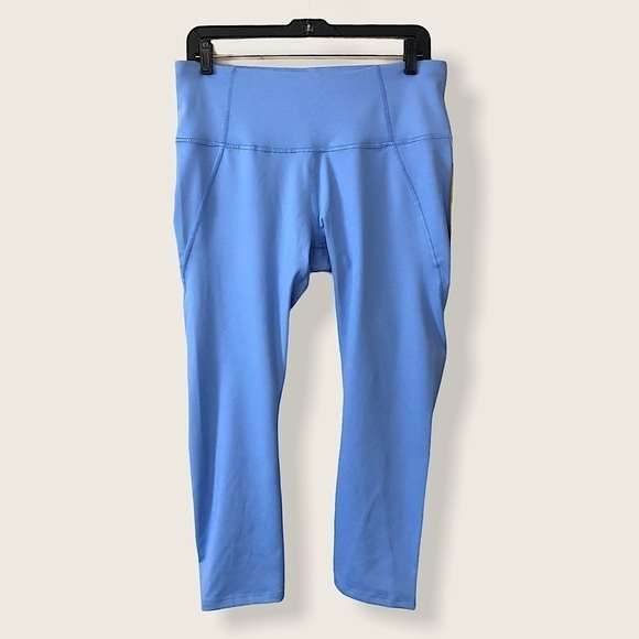 Apana Pants - Apana Yoga Active Blue Leggings Pants L